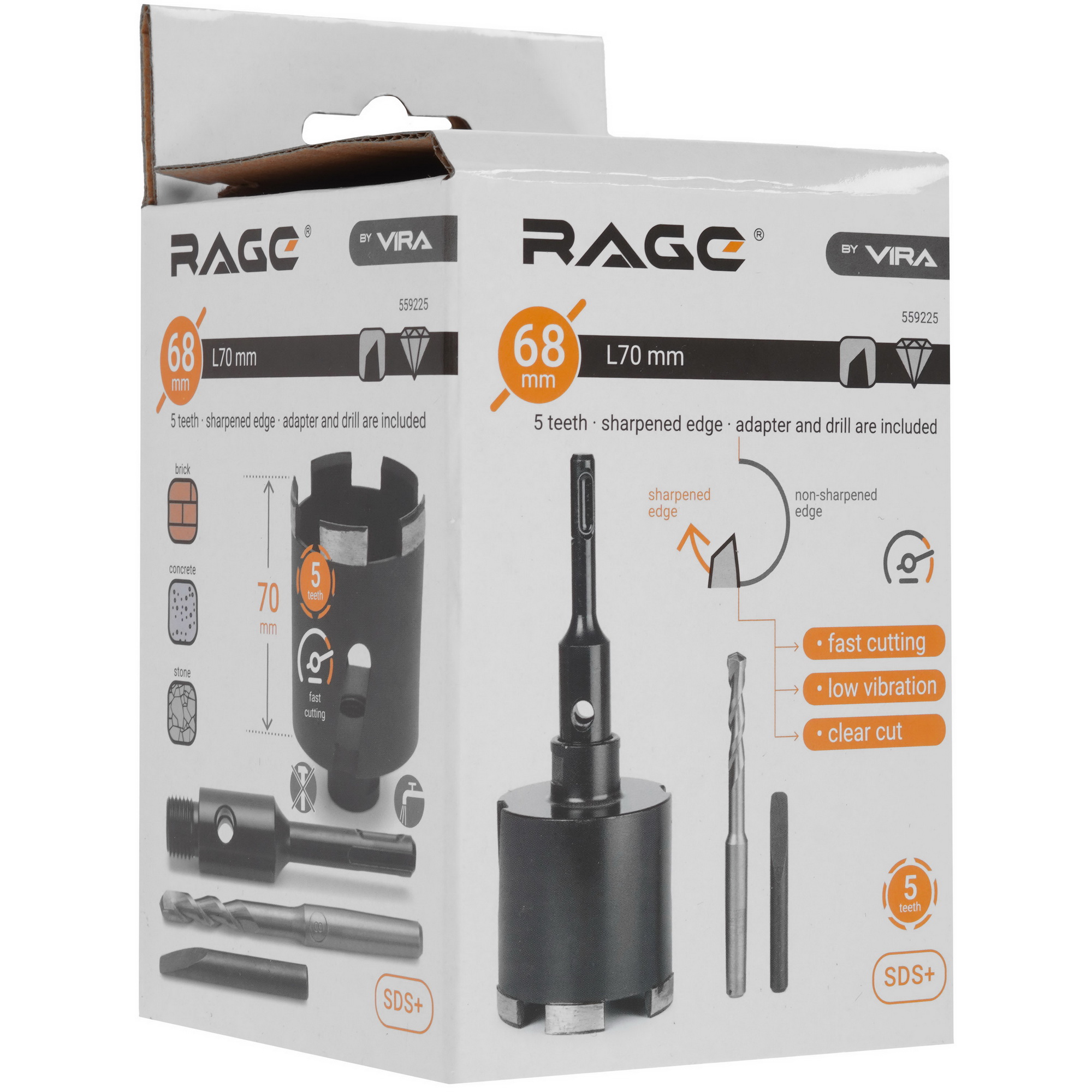 Алмазная коронка RAGE by VIRA 559225 9191401 Vira rage STDN-0089178 - Вид №4