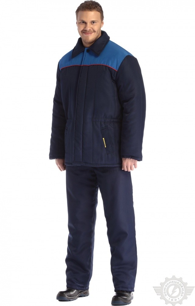 62253 Костюм "Дон" синий  Зимняя спецодежда  размер 64-66/170-176  - Вид №12