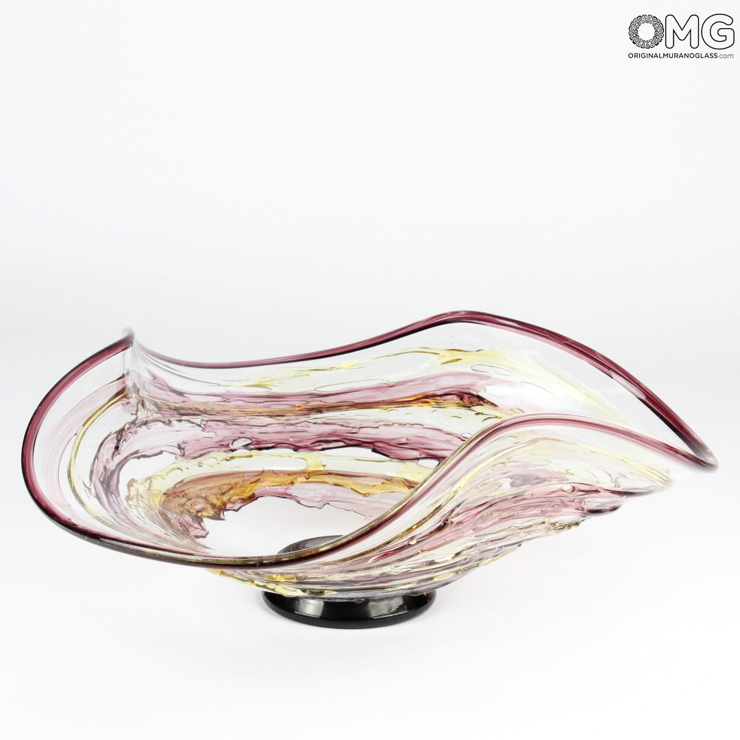 3007 ORIGINALMURANOGLASS Декоративная чаша Кир - Original Murano Glass 26 см  - Вид №1