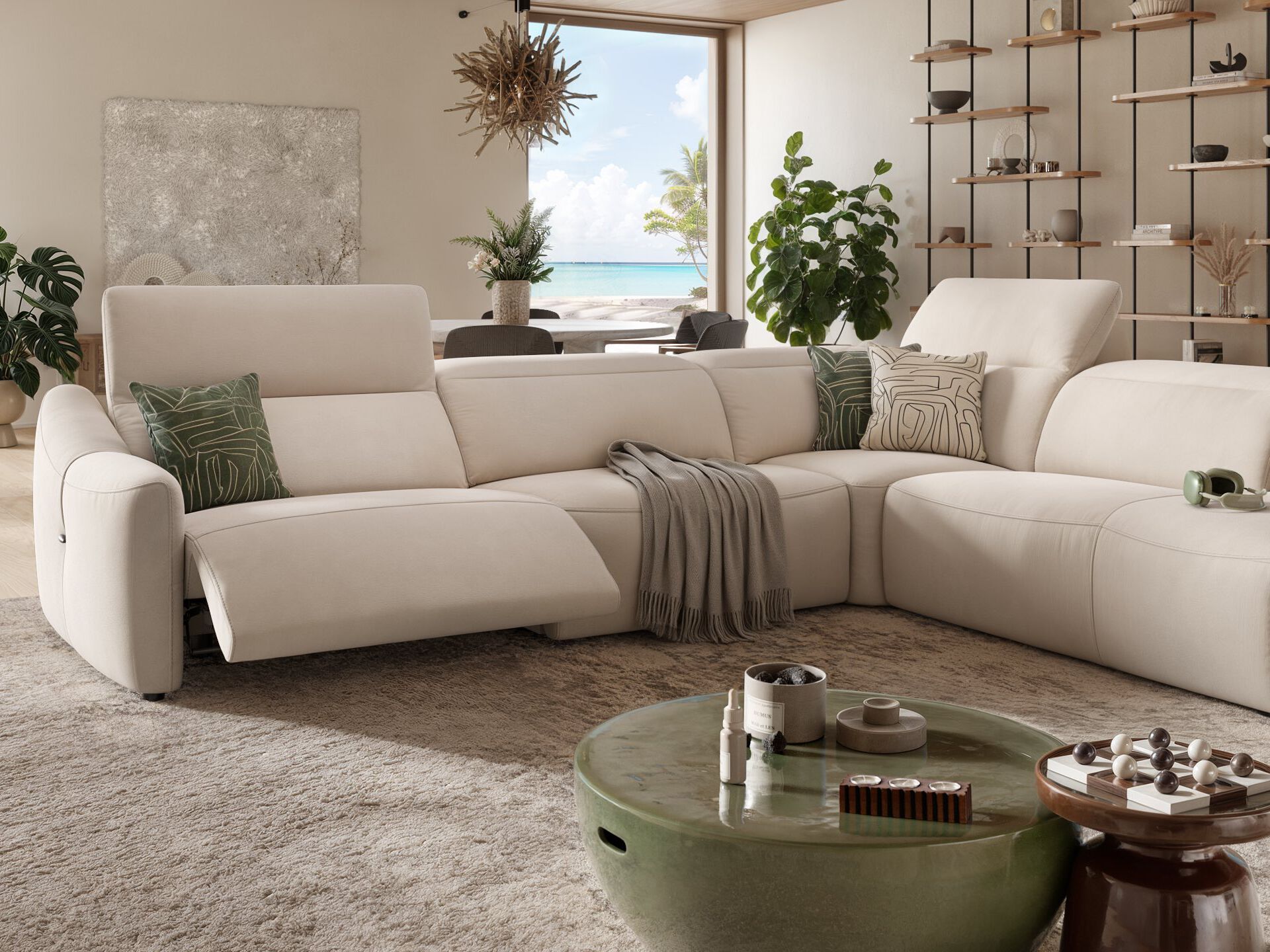 Угловой диван из ткани Sofanella Самоа ARCH-00073610 - Вид №4