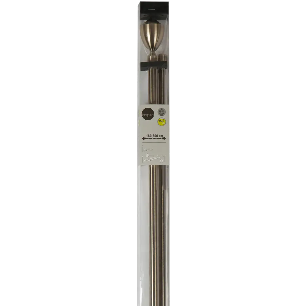 Карниз двухрядный раздвижной Inspire Троф 160-300 см цвет золотой антик 81976810 STLM-2060294  - Вид №2