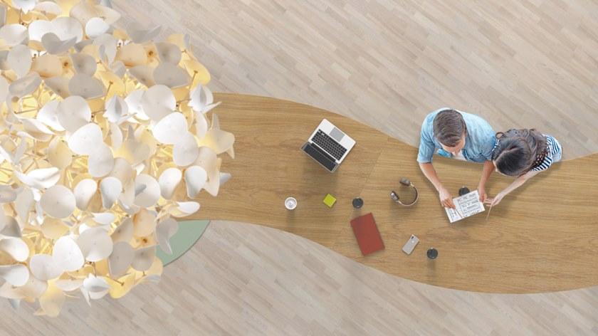 Green Furniture Concept Высокий модульный стол для совещаний Leaf lamp series sun-id-1461254 - Вид №2