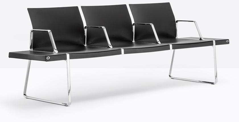 Pedrali Скамейка с подлокотниками Plural P02013/14/16/2019 - Вид №1