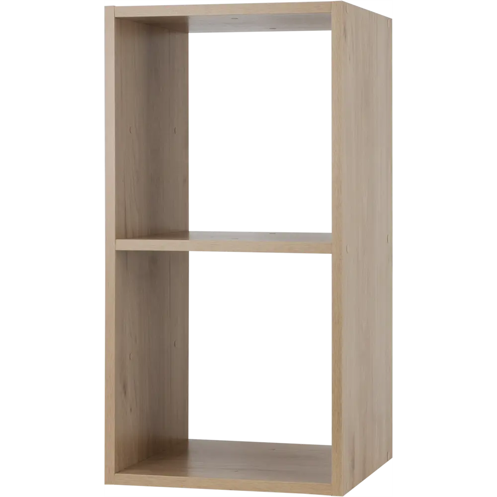 Стеллаж Spaceo KUB 2 секции 36x70.5x31.7 см ЛДСП цвет гикори джексон STLM-2203744 - Вид №3