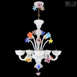 1125 ORIGINALMURANOGLASS Люстра Весеннее Цветение - Флорал - муранское стекло OMG  см