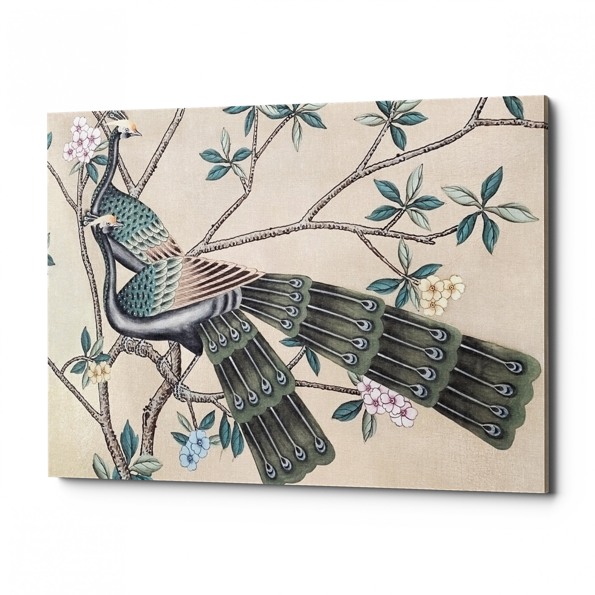 21060723 Картина «Императорский павлин», версия 6 (холст, галерейная натяжка) Object Desire 