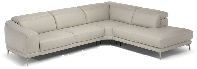 Natuzzi Секционный кожаный диван с подголовником sun-id-1388328 - Вид №2