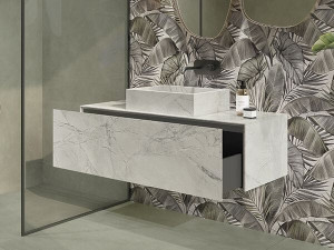 Шкаф для раковины из керамогранита с выдвижным ящиком