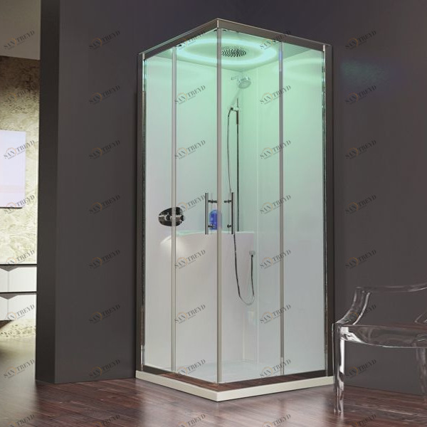 Novellini. Душевая кабина 90x90 A90 STANDARD с низким душевым поддоном и крышей EON EONA90MT1UA