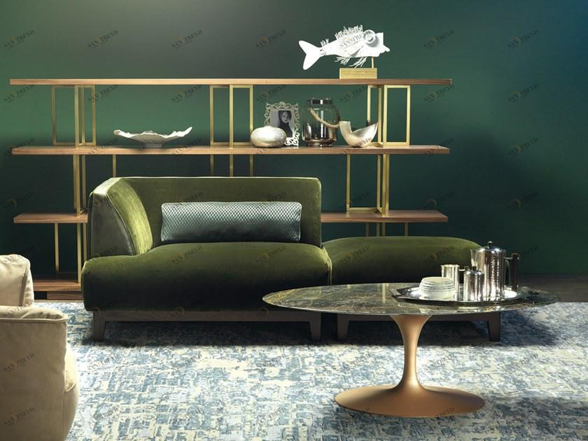 Borzalino Овальный мраморный журнальный столик sun-id-1434863