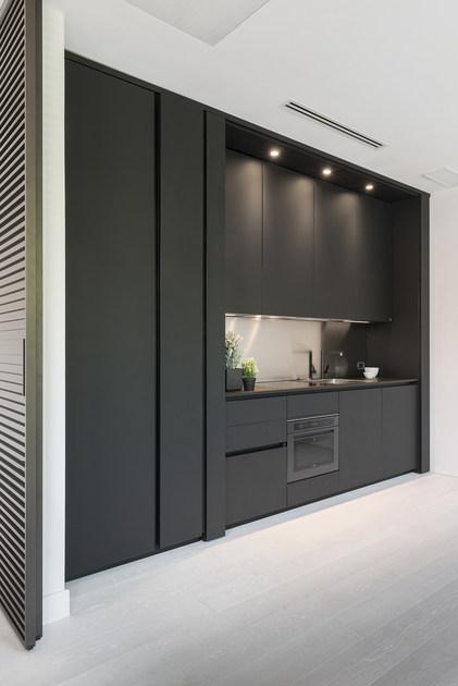 Floritelli Cucine Скрытая кухня из fenix-ntm® Ghost system sun-id-1375123 - Вид №4