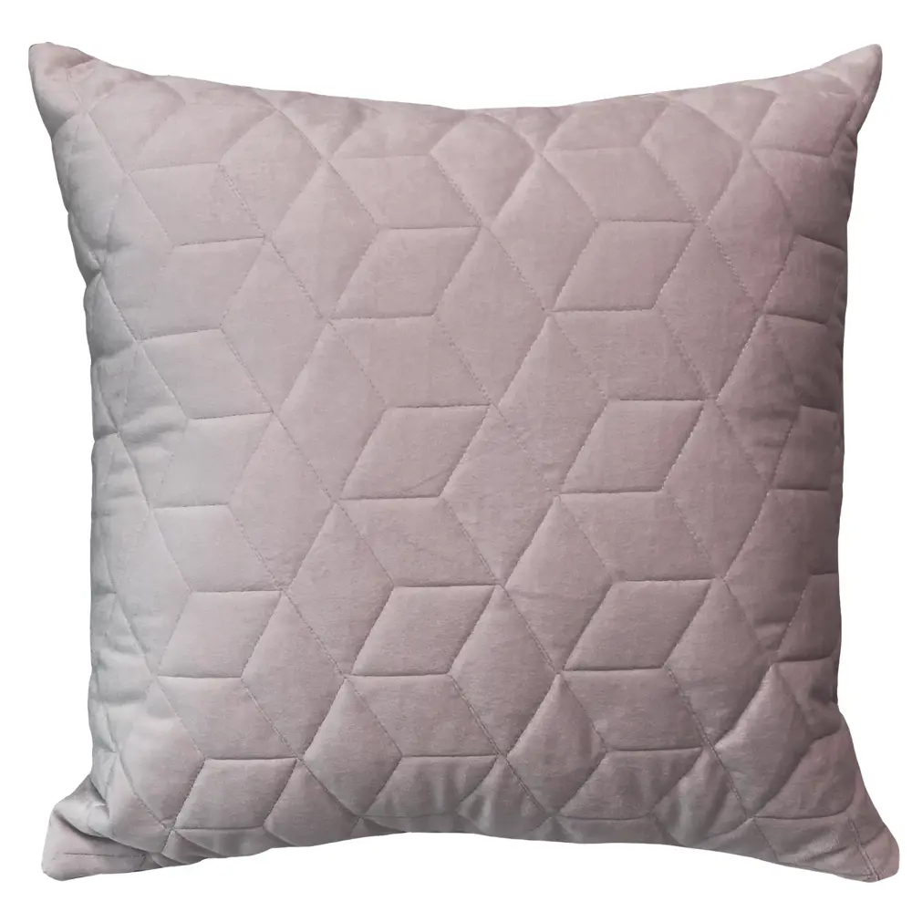 Подушка Seasons Geometric 43х43 см бархат цвет сиреневый STLM-2167716