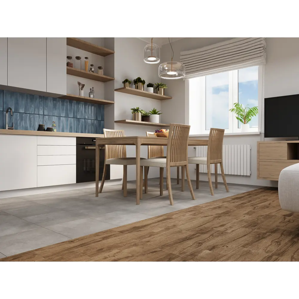 Настенная плитка KREAFORTA Cascada 29.8x59.8 1.425м цвет синий 89440747 STLM-2059310 - Вид №12