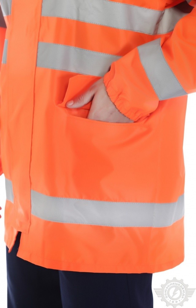 5029706 Куртка-ветровка с СОП оранжевая  Распродажа спецодежды  размер 60-62/170-176 Спецодежда  - Вид №5