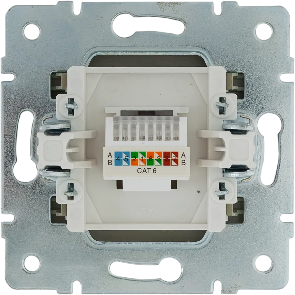 Розетка компьютерная встраиваемая Lexman Виктория RJ45, цвет матовая шампань STLM-2085455 - Вид №4