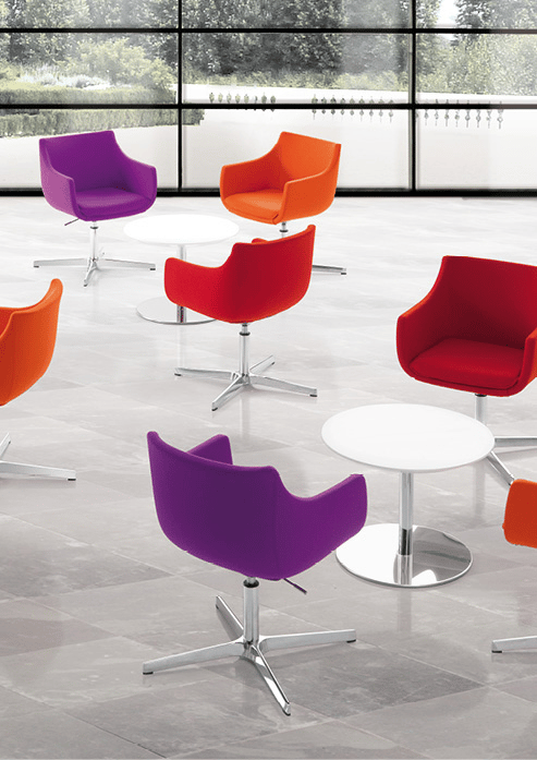 Стул с регулируемой высотой для залов ожидания Sesta D &amp ARCH-00029109 - Вид №1