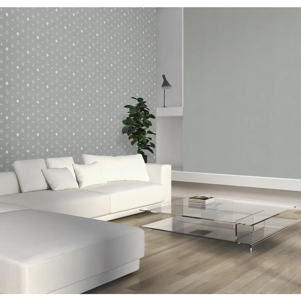 Victoria Stenova Monogramm - Флизелиновые обои с абстрактным узором в зеленых тонах 89425457 STLM-1573810 - Вид №5