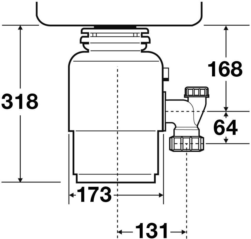 InSinkErator Измельчитель пищевых отходов для домашней кухни  1972056  - Вид №2