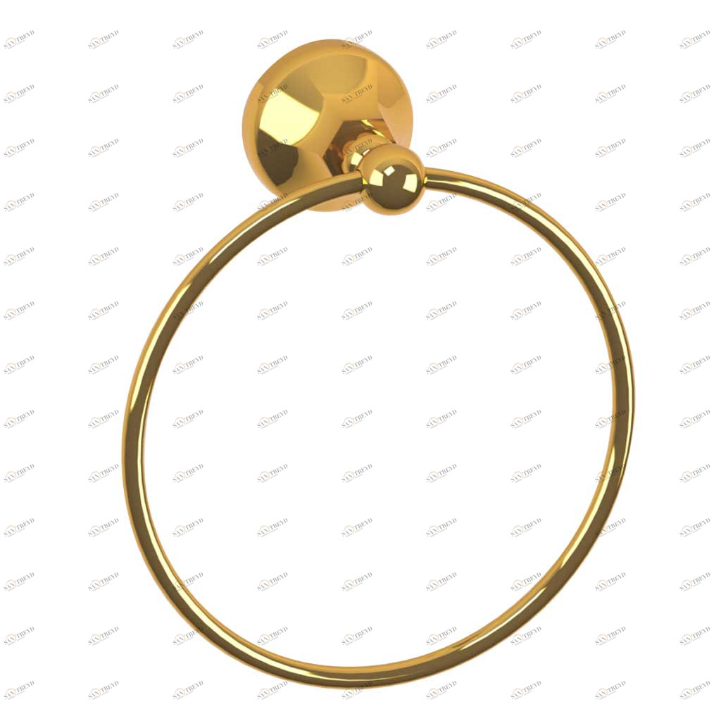 C09-510 C09-510 Кольцо для полотенца настенное ШАРЛЕТИ С РЫЧАГАМИ Cristal & Bronze CHARLÉTY À MANETTES II 