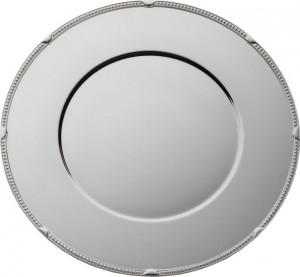 74893 Robbe&Berking Тарелка подстановочная Robbe&Berking "Франц-Пёрл" 30см Посеребрение