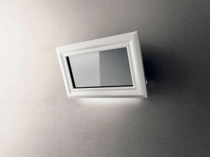 Elica Настенная вытяжка из зеркального стекла с деревянной рамой