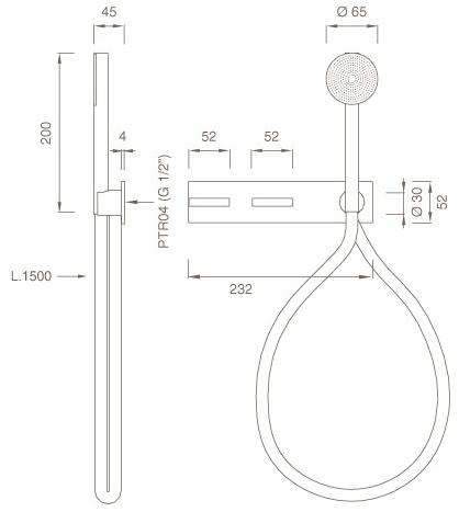 Ceadesign Настенный комплект из 2 прогрессивных смесителей для ванны / душа Bar Bar 33 y - Вид №1