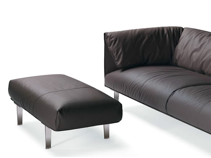 Кожаная подставка для ног Poltrona Frau коллекция-диваны и кресла ARCH-00139002 - Вид №1