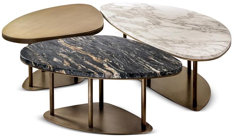 Cantori Низкий мраморный журнальный столик в современном стиле sun-id-1408560 - Вид №2