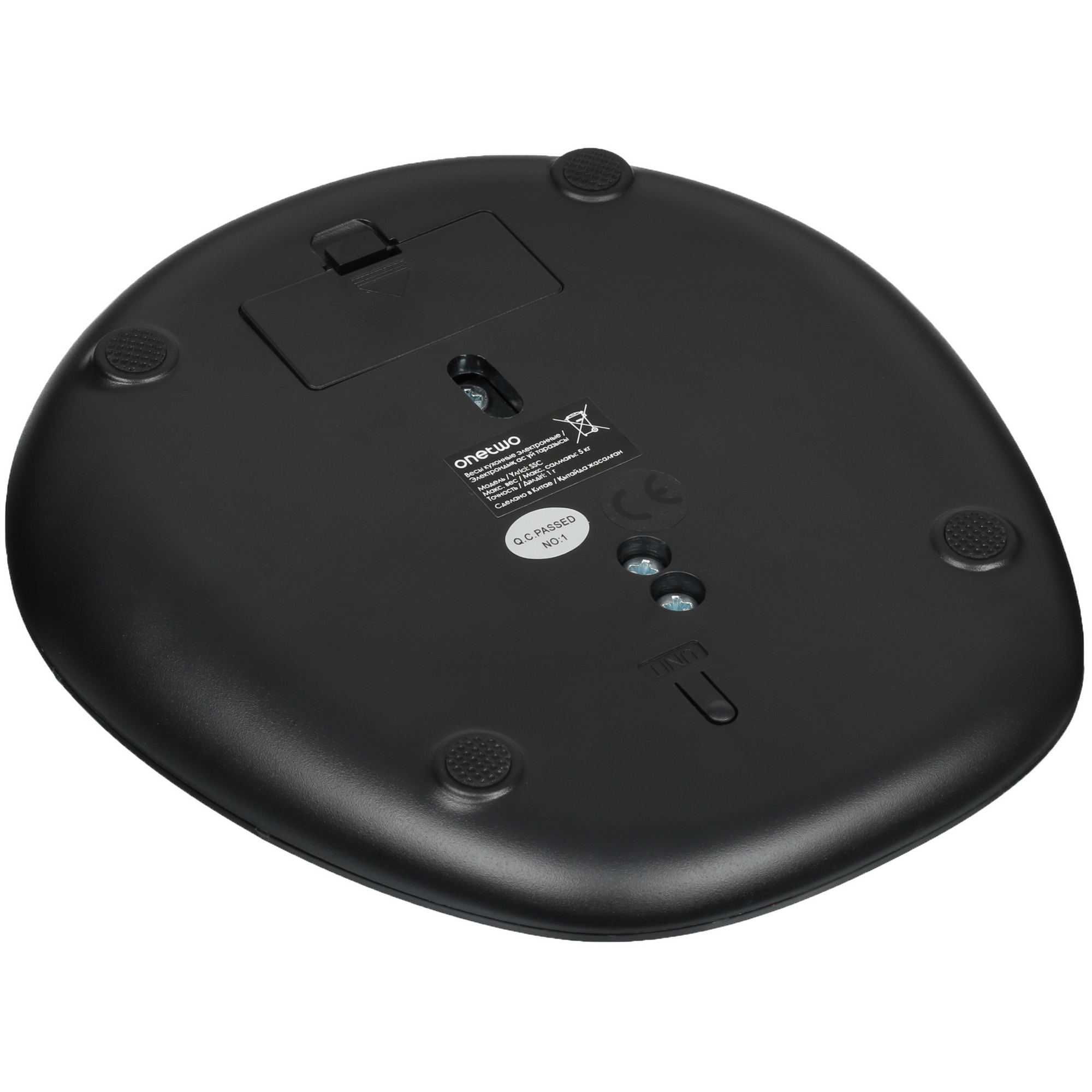 5403174 Кухонные весы OneTwo SSC серебристый серебристый STDN-0014360 - Вид №4