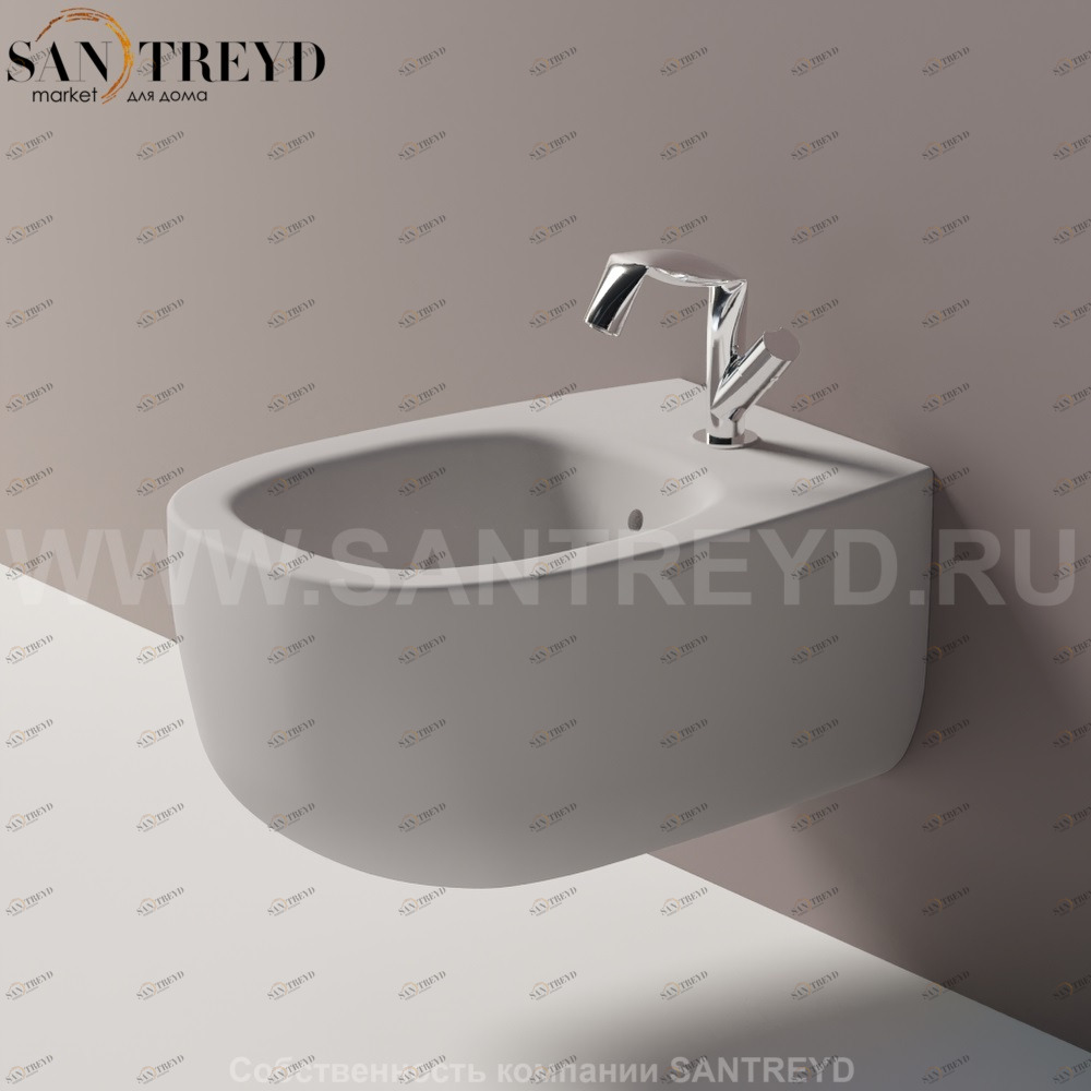 BN218.1019 Биде подвесное Bonola Ceramica Flaminia