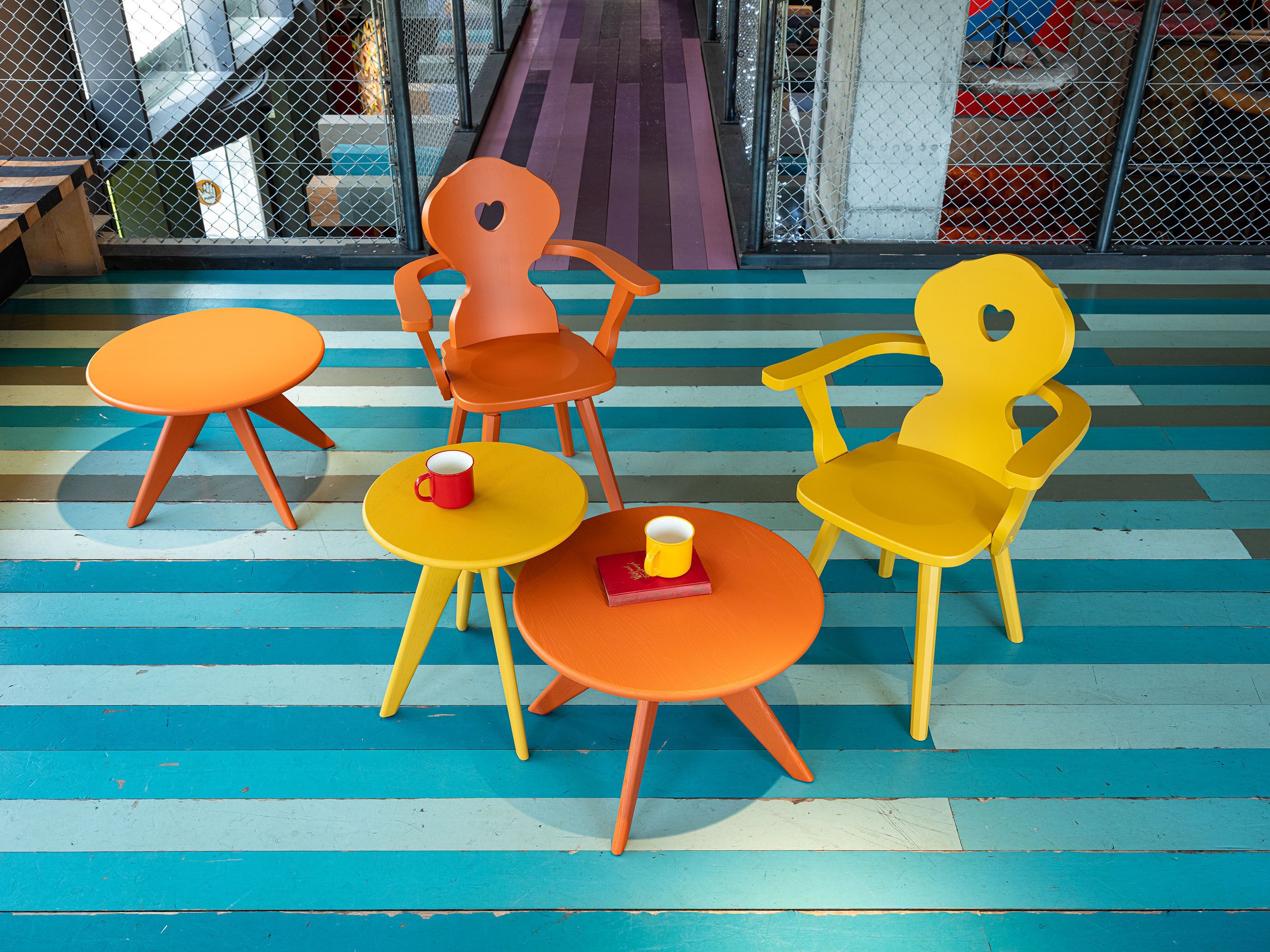 Высокий журнальный столик из ясеня SIPA Nasty ARCH-00061352 - Вид №6