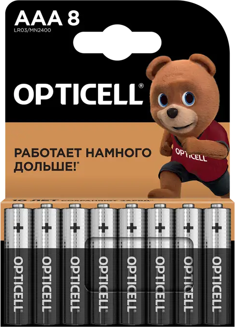 Алкалиновые батарейки Santreyd Opticell Basic AAA 8 шт - надежное питание для ваших устройств 89361709