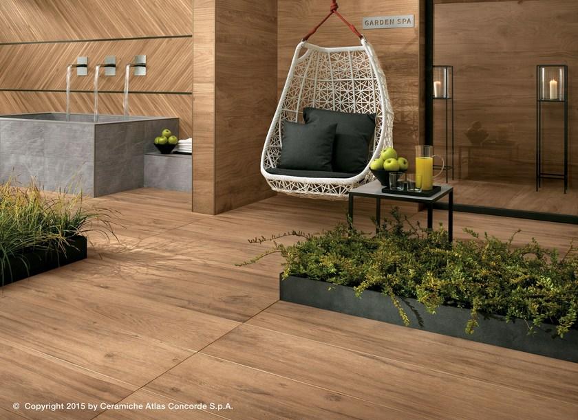 Atlas Concorde Наружный пол из керамогранита с имитацией дерева Etic pro sun-id-1357250 - Вид №9