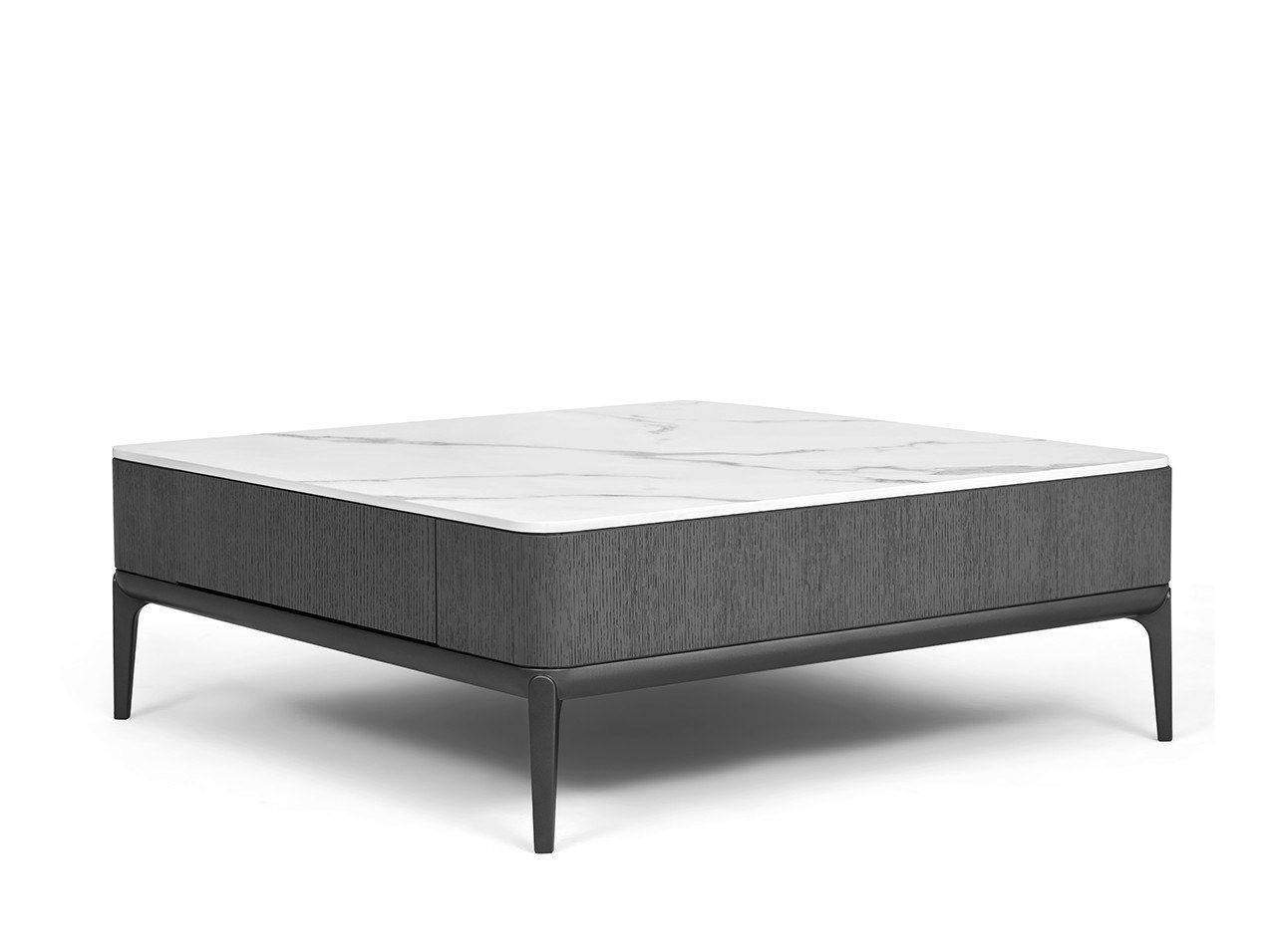 Деревянный низкий журнальный столик с отсеком для хранения HC28 maison Erika ARCH-00094949