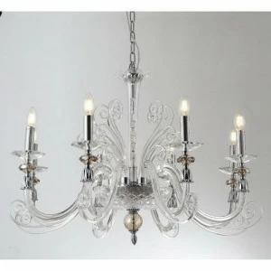 Подвесная люстра Divinare 8821/02 LM-8 DIVINARE ДИЗАЙНЕРСКИЕ 187695 Хром