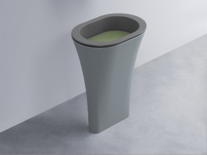 AMLA65-CM+AMPILO-AG+AMCOLO-BR Раковина Amedeo Ovale отдельностоящая cielo Enjoy + Amedeo