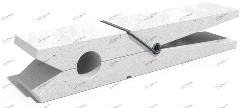 ENCHO ENCHEV - ETE Бетонная скамейка без спинки  138 