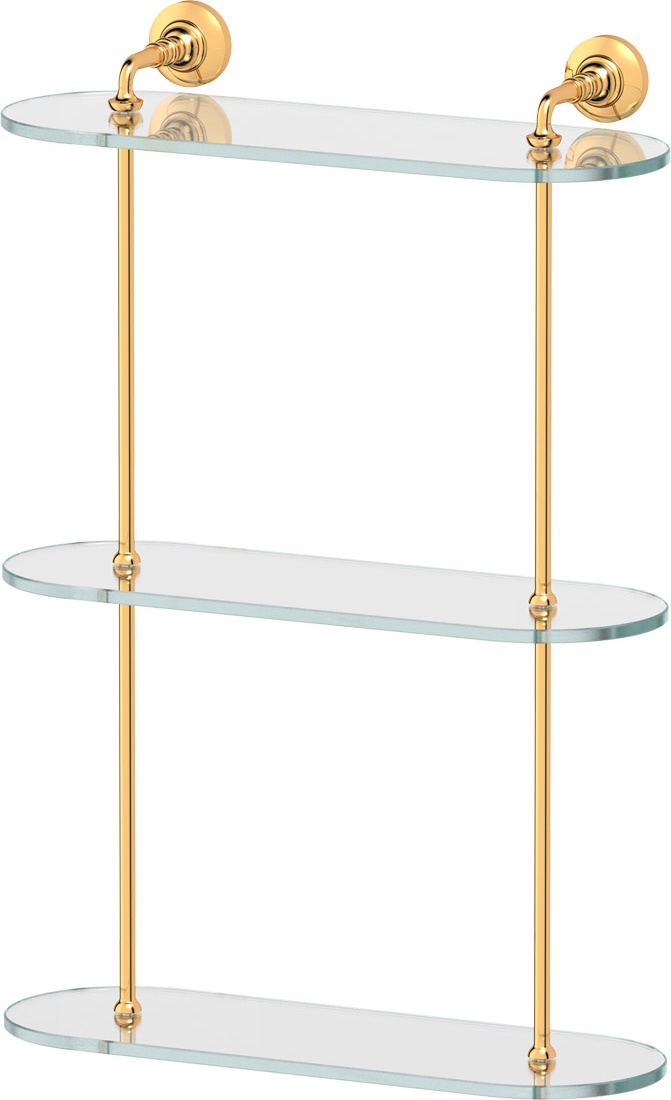 STI 217 Полка 3-х ярусная 40 cm 3SC STILMAR GOLD Treesseci 3SC