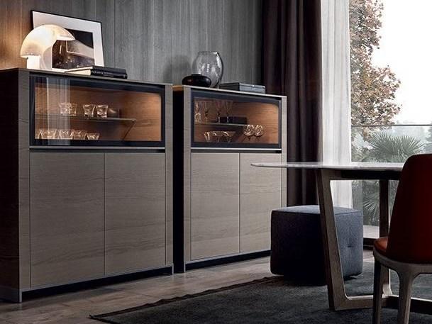 Poliform Комод из фанерованной древесины с распашными дверцами sun-id-1387441 - Вид №1