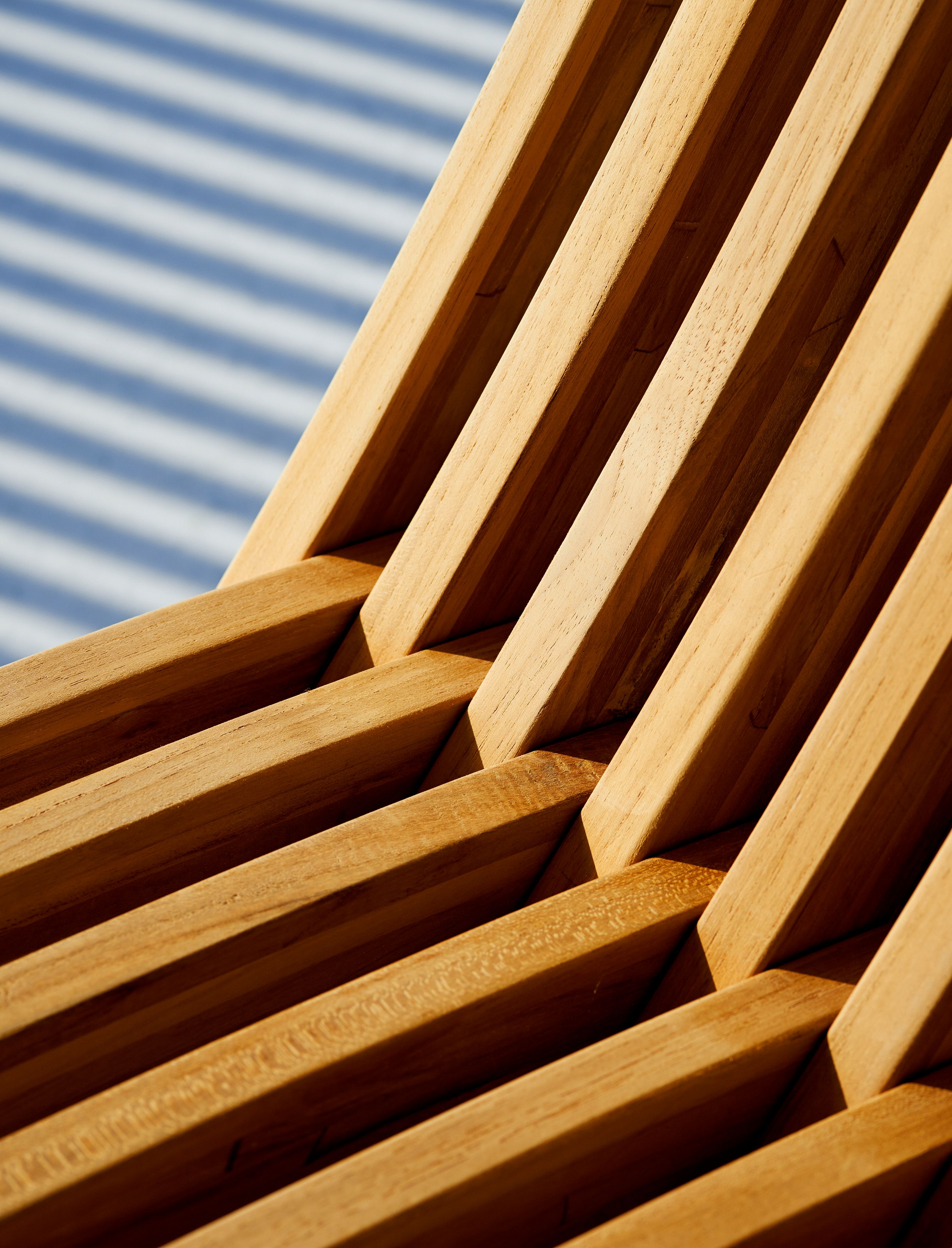 Садовая кровать из тикового дерева Skargaarden Nozib ARCH-00009029 - Вид №4