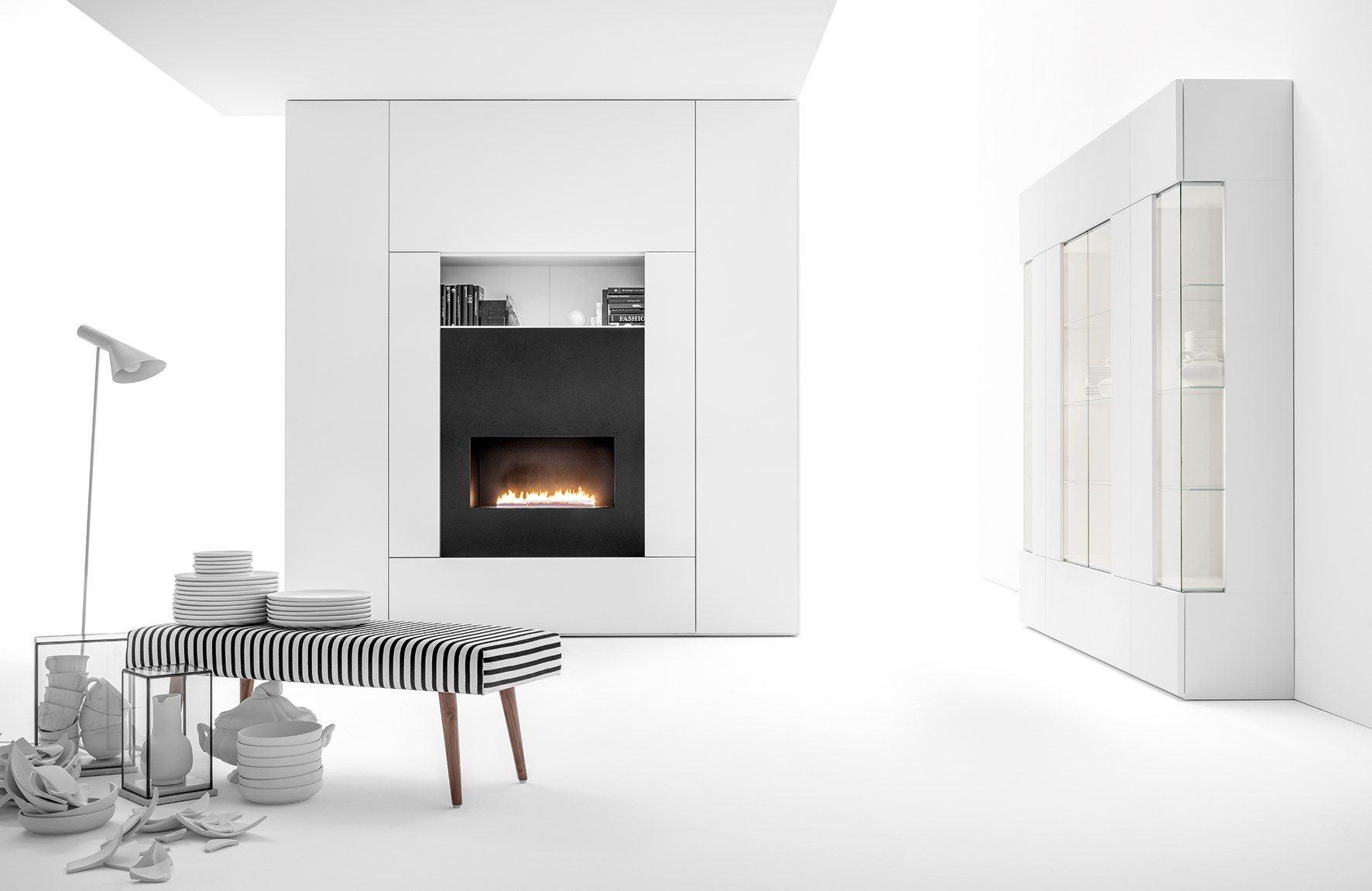 Шкаф с камином Caccaro Roomy ARCH-00123803 - Вид №1