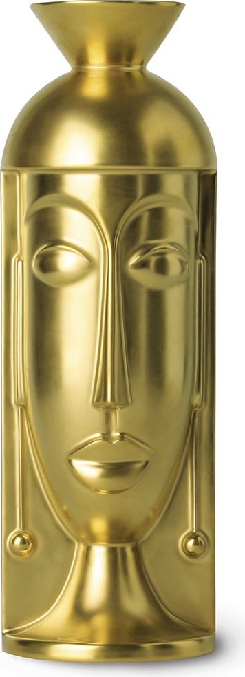 76250 Sieger by Furstenberg Ваза ароматическая Sieger by Furstenberg "Аромат музы" 34см (лим. вып.250) (золотист.) Фарфор, Керамика 