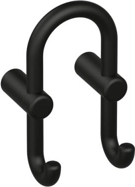 801.90B040 Двойной крючок для гардероба HEWI Edition matt | Polyamid  - Вид №8