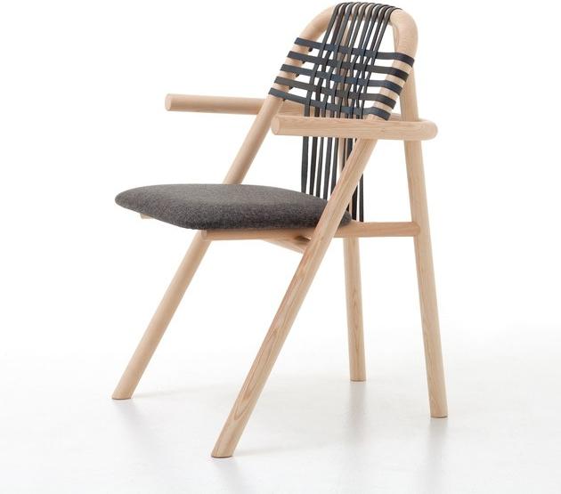 Very Wood Деревянный стул для ресторана с подлокотниками Unam sun-id-1505367 - Вид №2