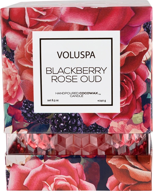 10664233 VOLUSPA Ароматическая свеча Voluspa "Ежевика, роза и уд", 240гр 