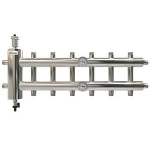 Купить Распределительный коллектор с гидрострелкой 60 кВт, 7 контуров