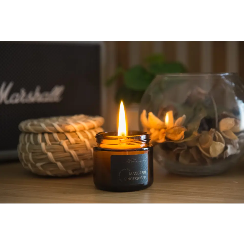 89090939 Ароматическая свеча Stella Fragrance Mandarin Gingerbread 50 г STLM-0828191 Santreyd  - Вид №3