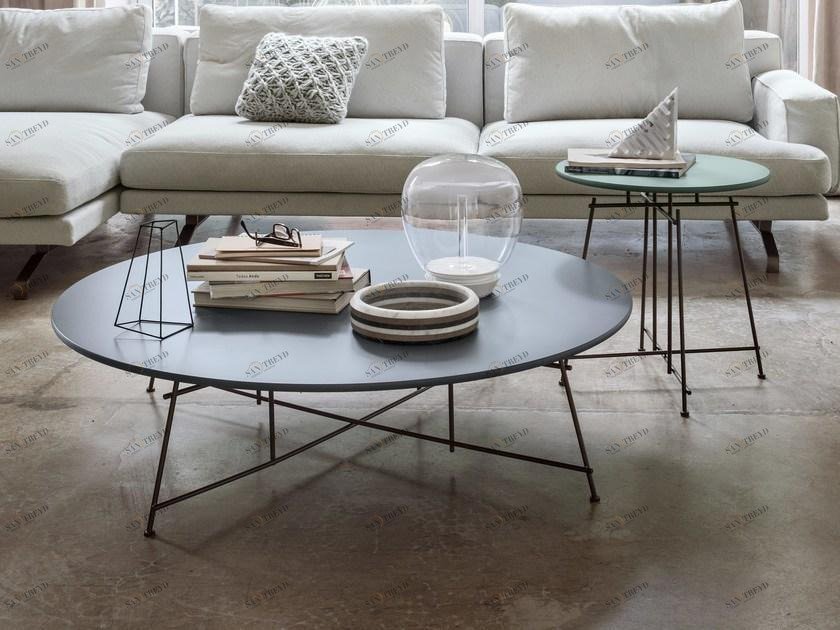 Lema Овальный журнальный столик из лакированного дерева sun-id-1449771