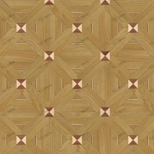 Художественный паркет Da Vinci Щитовой 26-365 Дуб (Гладкая) 500х500 мм 26010365