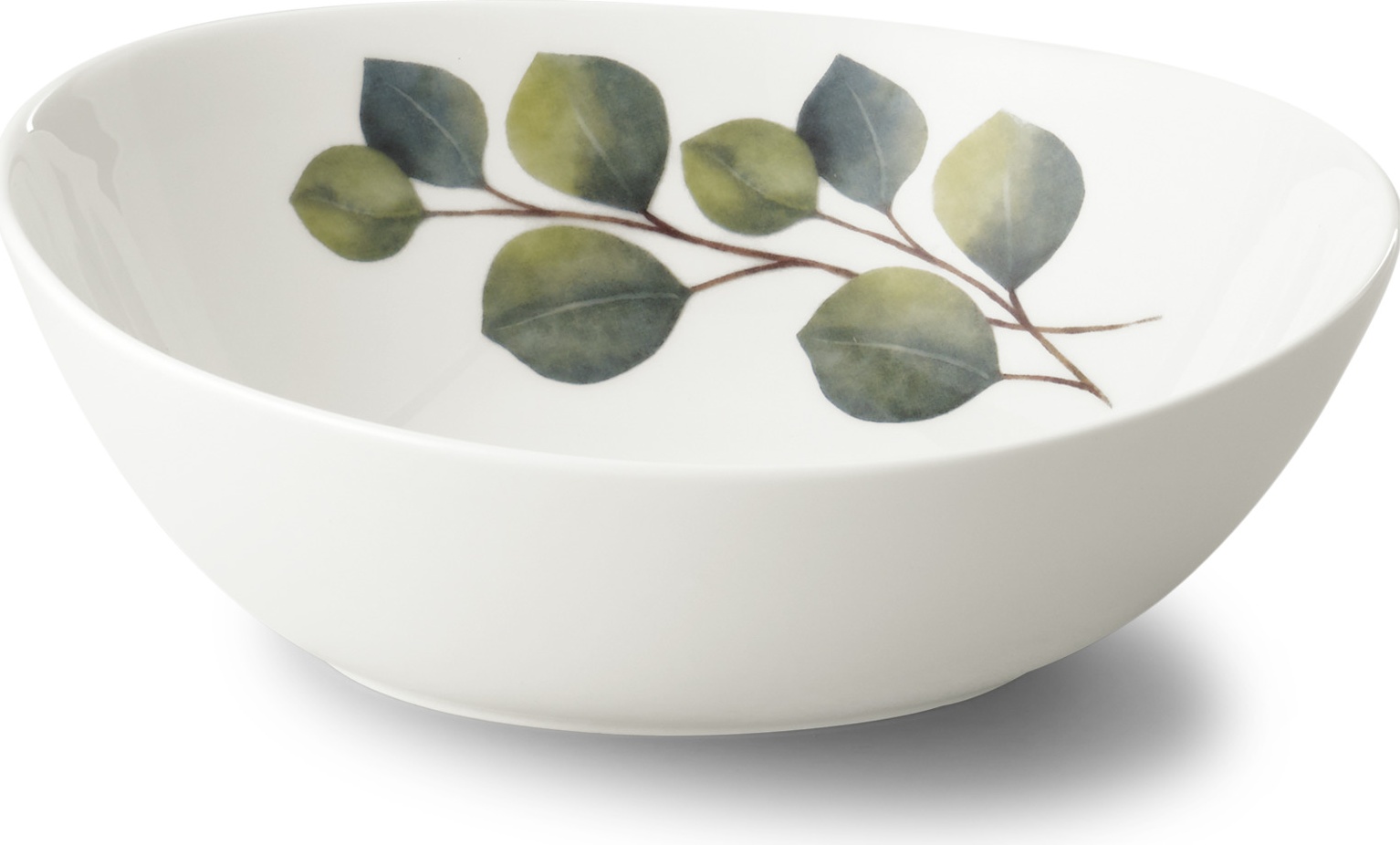 10639957 Dibbern Салатник овальный Dibbern "Эвкалипт" 18см Фарфор 